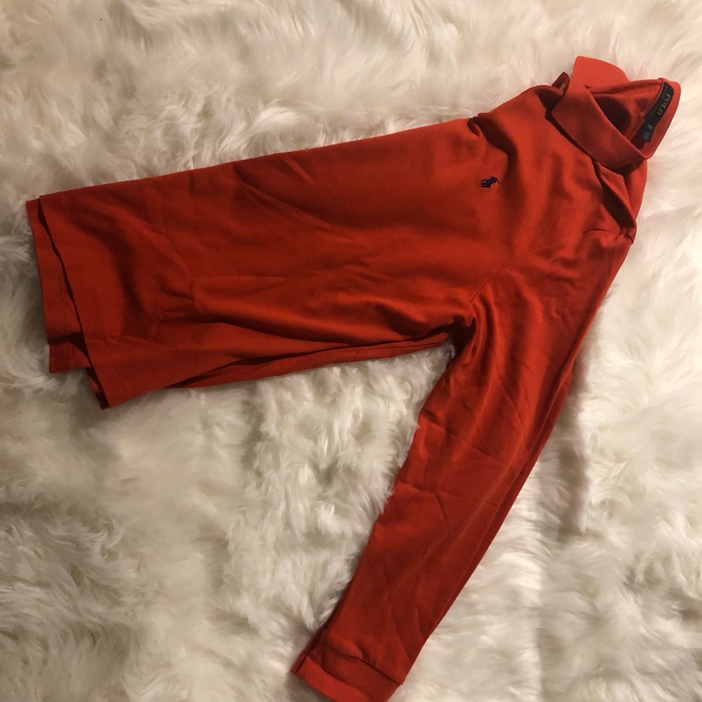 Men’s Ralph Lauren XL orange colored polo shirt